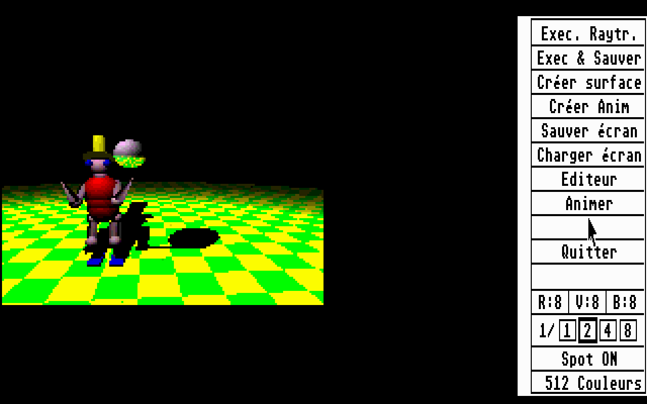 GFA Raytrace atari screenshot